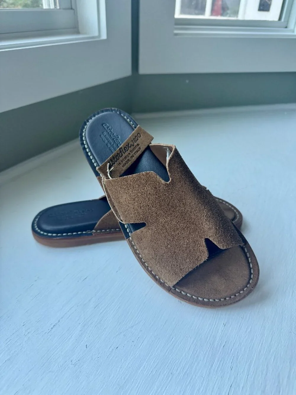 Astorflex Haichflex Sandal / Stone Suede / 44